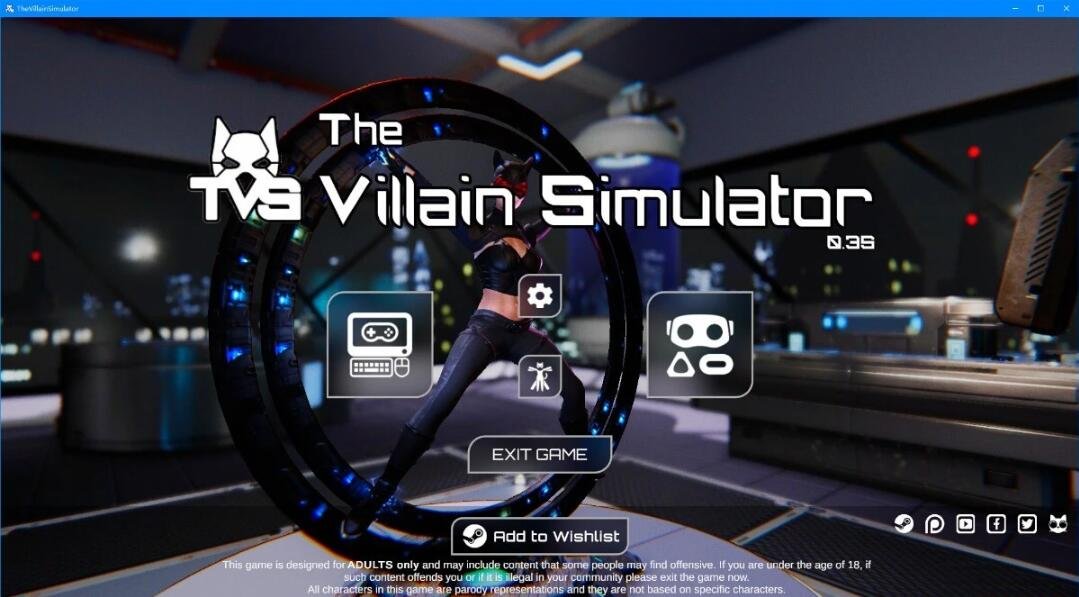 【PC/VR/3D/SLG/英文】恶棍模拟器 The.Villain.Simulator V0.35 官方英文步兵码【10G】