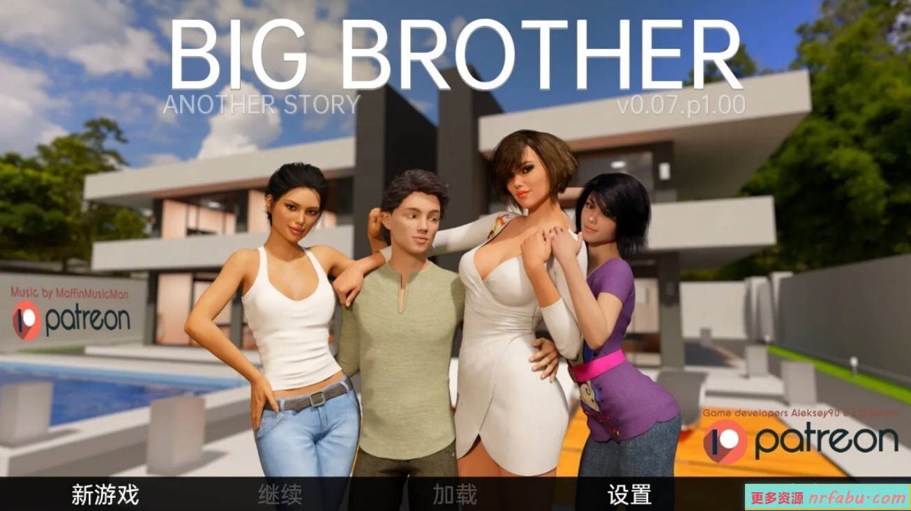 【PC/3D/欧美SLG/中文】大兄弟外传-另一个故事 v0.09.1.07 官方中文版【6.4G】